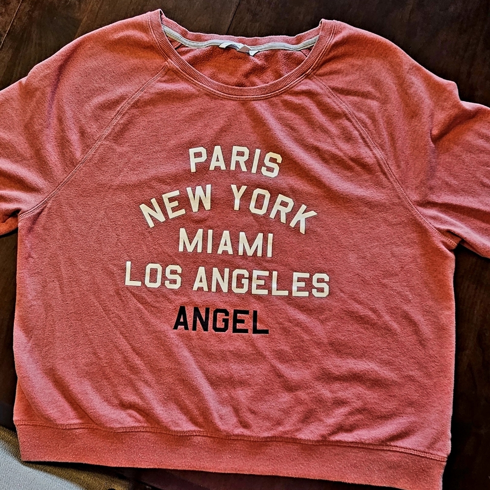 Victoria's Secret Coral Crewneck Sweatshirt